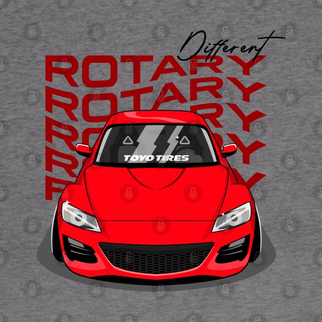 ROTARY RED RX8 by shketdesign